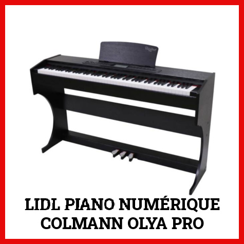 Lidl Piano numrique Colmann Olya Pro